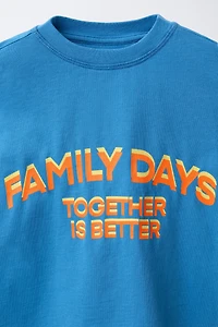 GARMENT DYE TEXT T-SHIRT