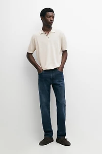 100% linen short sleeve knit sweater