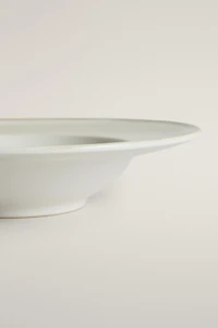 ASSIETTE À PÂTES EN GRÈS