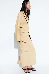 Nappa leather blazer