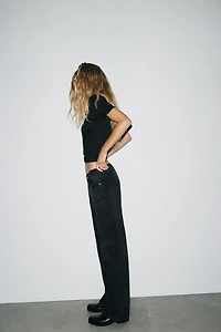 TRF LOW RISE STRAIGHT LEG JEANS