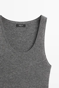 Ribbed knit top