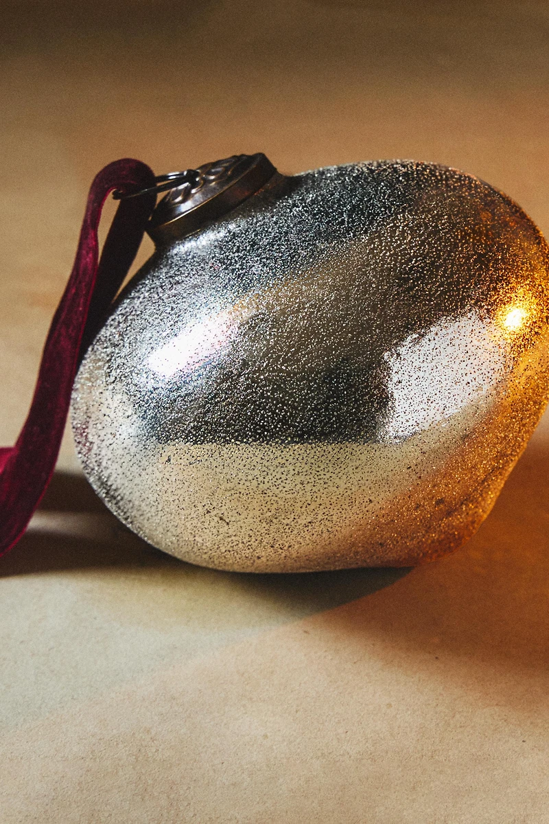 TEXTURED CHRISTMAS TREE ORNAMENT