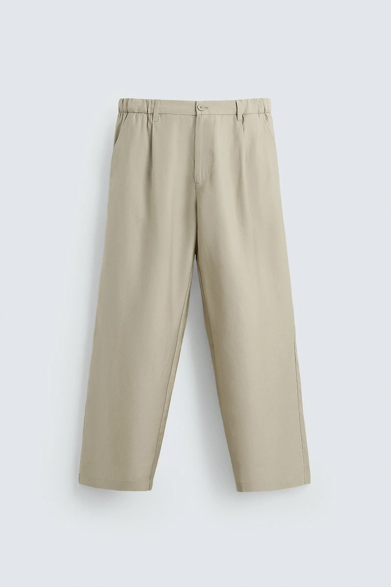 RELAXED FIT FLOWY PANTS