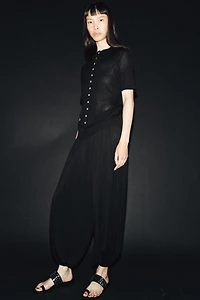 SHORT SLEEVE CARDIGAN