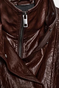 ZW COLLECTION FAUX LEATHER JACKET