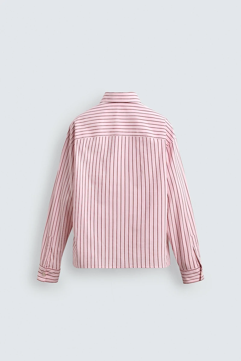 MICKEY MOUSE PATCH STRIPED SHIRT HARRY LAMBERT FOR ZARA X DISNEY