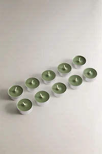 SET OF BASILICUM SCENTED TEALIGHT CANDLES (SET OF 10)