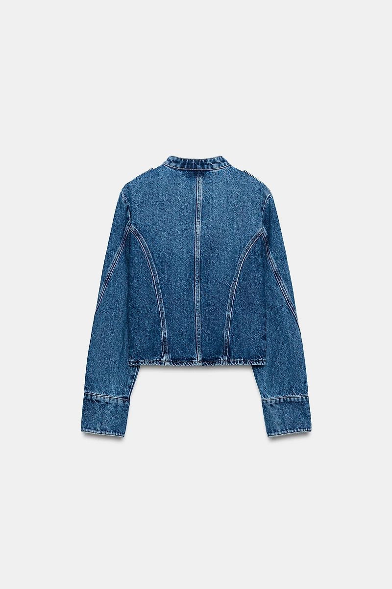 Z1975 GOLD BUTTON DENIM JACKET