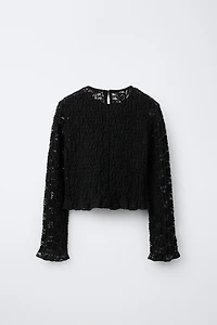 STRETCH LACE TOP