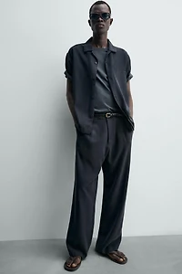 RELAXED FIT FLOWY SHIRT
