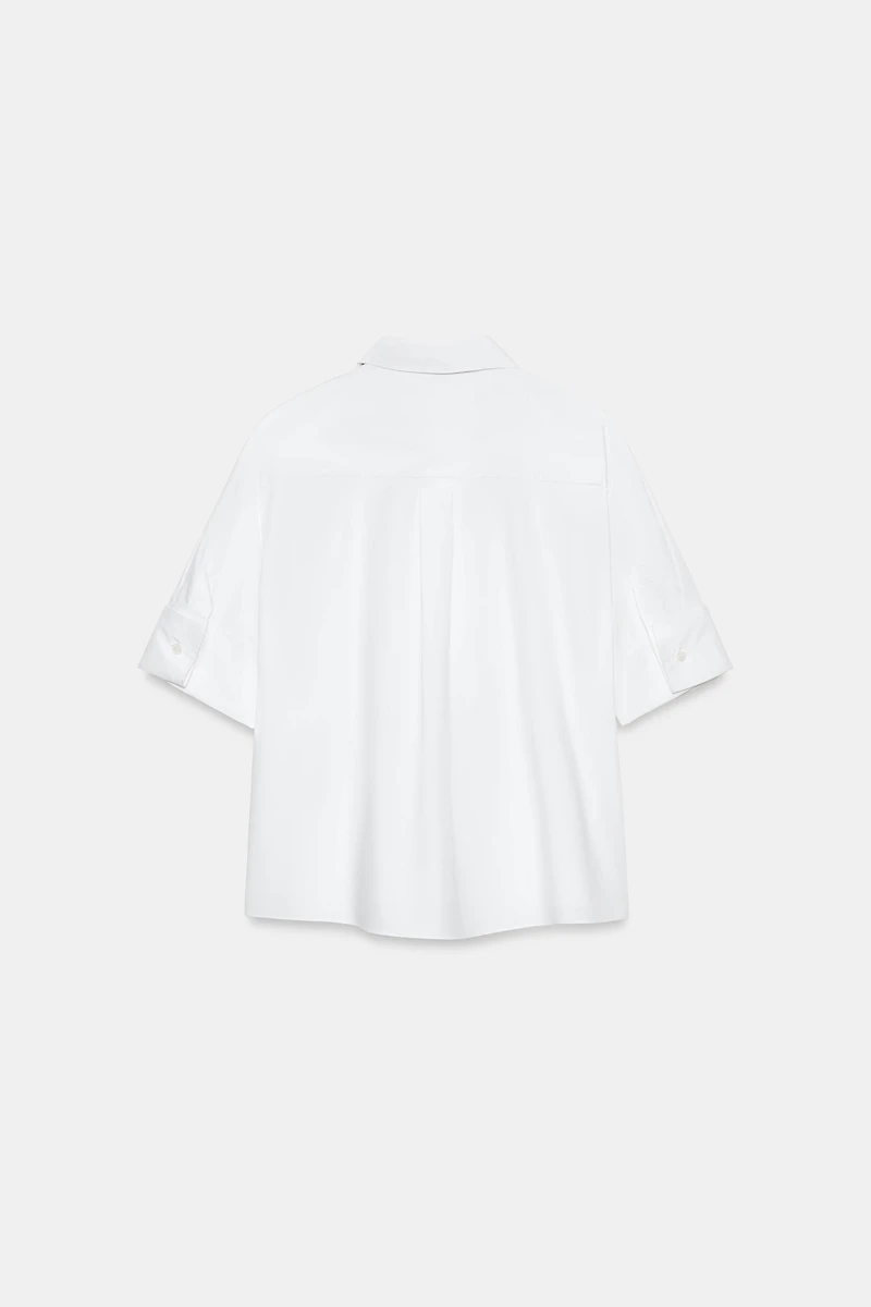ZW COLLECTION TIE BIB SHIRT