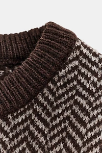 HERRINGBONE KNIT TANK TOP