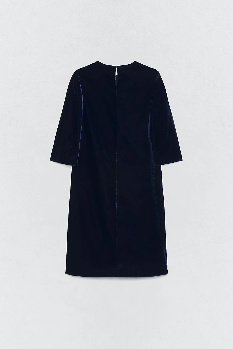 VELVET DRESS SOSHIOTSUKI x ZARA