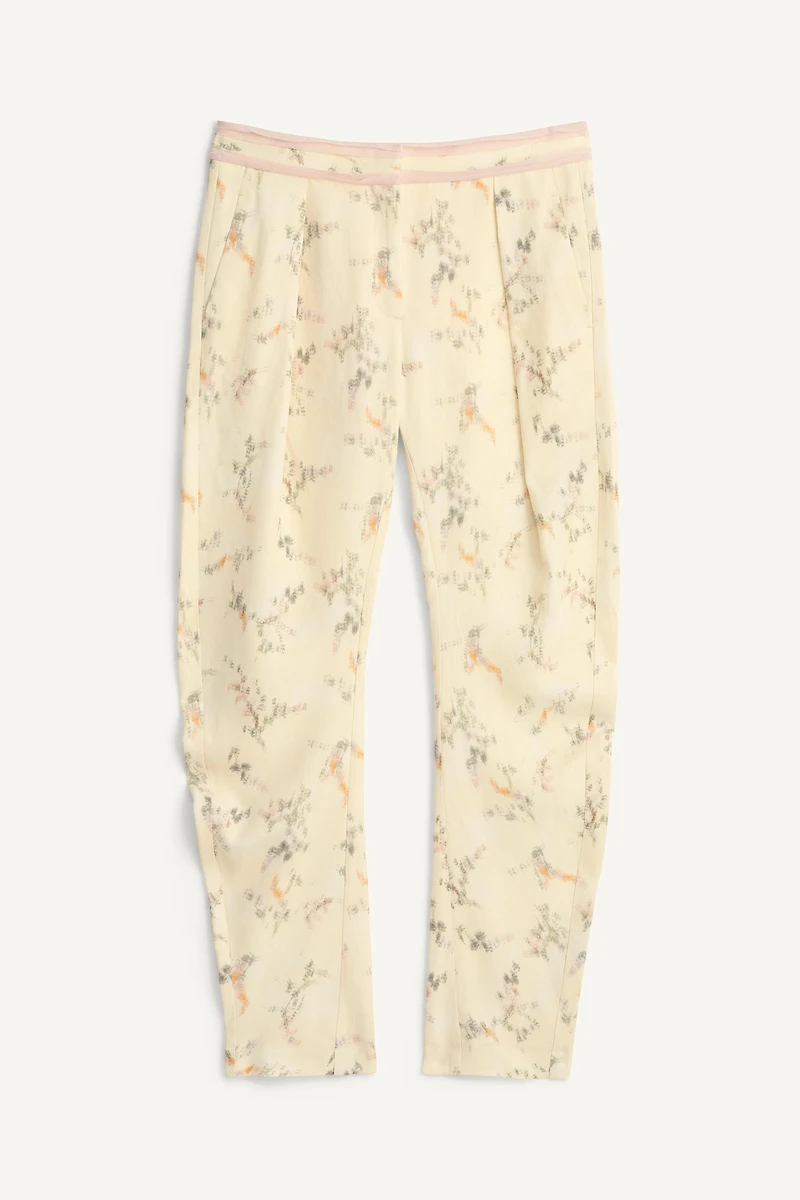 LIMITED EDITION FLORAL PRINT PANTS