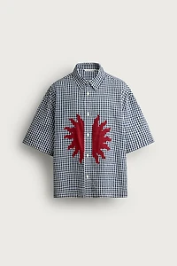 RELAXED FIT PATCH SHIRT