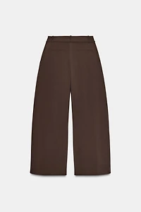 WIDE LEG BELTED PANTS