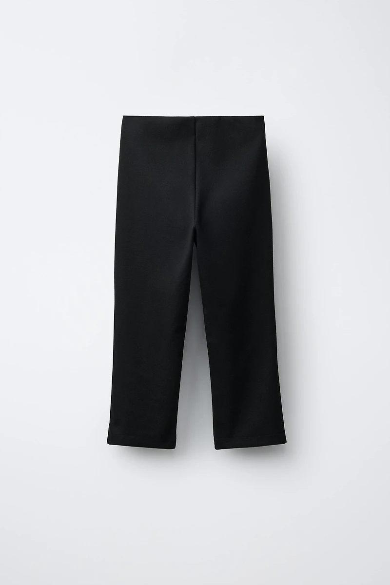 VENTED CAPRI PANTS