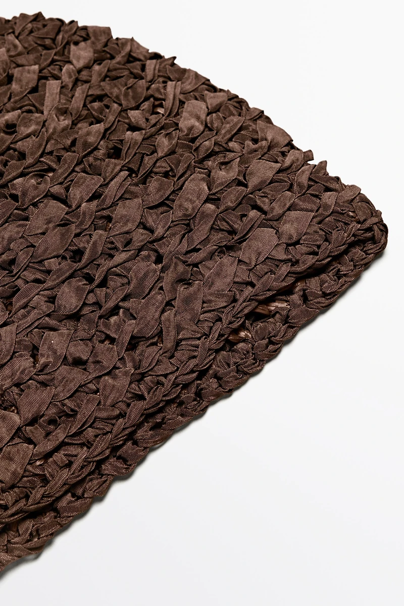 Textured Ribbon Beanie - STUDIO