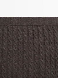 Long knit skirt