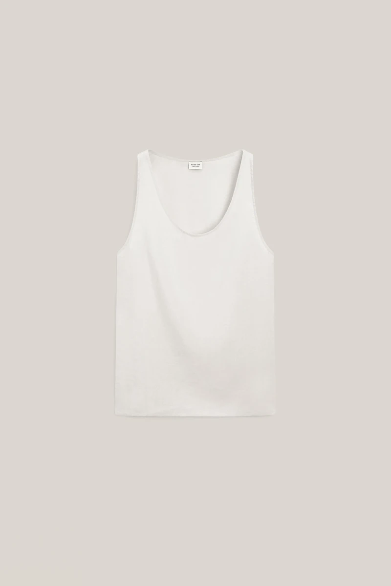Top à larges bretelles en pure soie - ÉDITION LIMITÉE