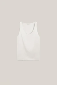 Top à larges bretelles en pure soie - ÉDITION LIMITÉE