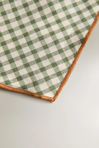 REVERSIBLE CHECK PET BANDANA