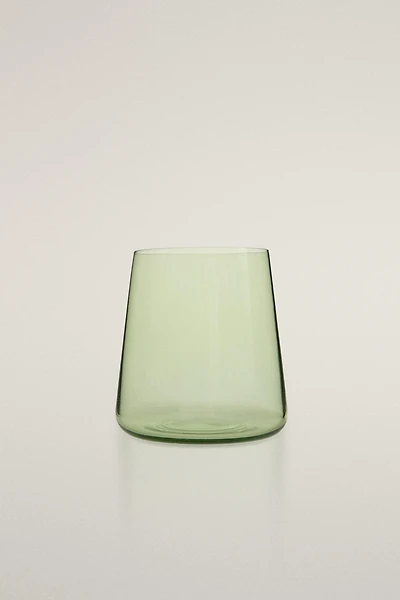 CONICAL CRYSTALLINE TUMBLER