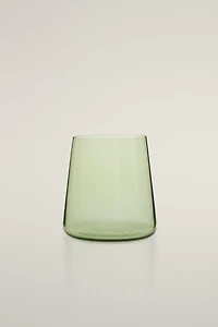 CONICAL CRYSTALLINE TUMBLER