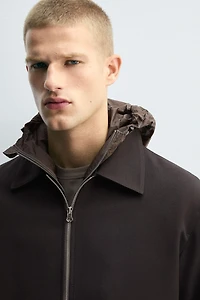 SURCHEMISE REGULAR FIT FERMETURE ÉCLAIR
