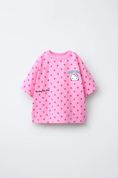 POLKA DOT SURF HELLO KITTY © SANRIO T-SHIRT