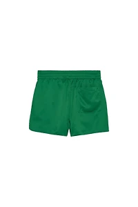 CONTRASTING SATIN SHORTS