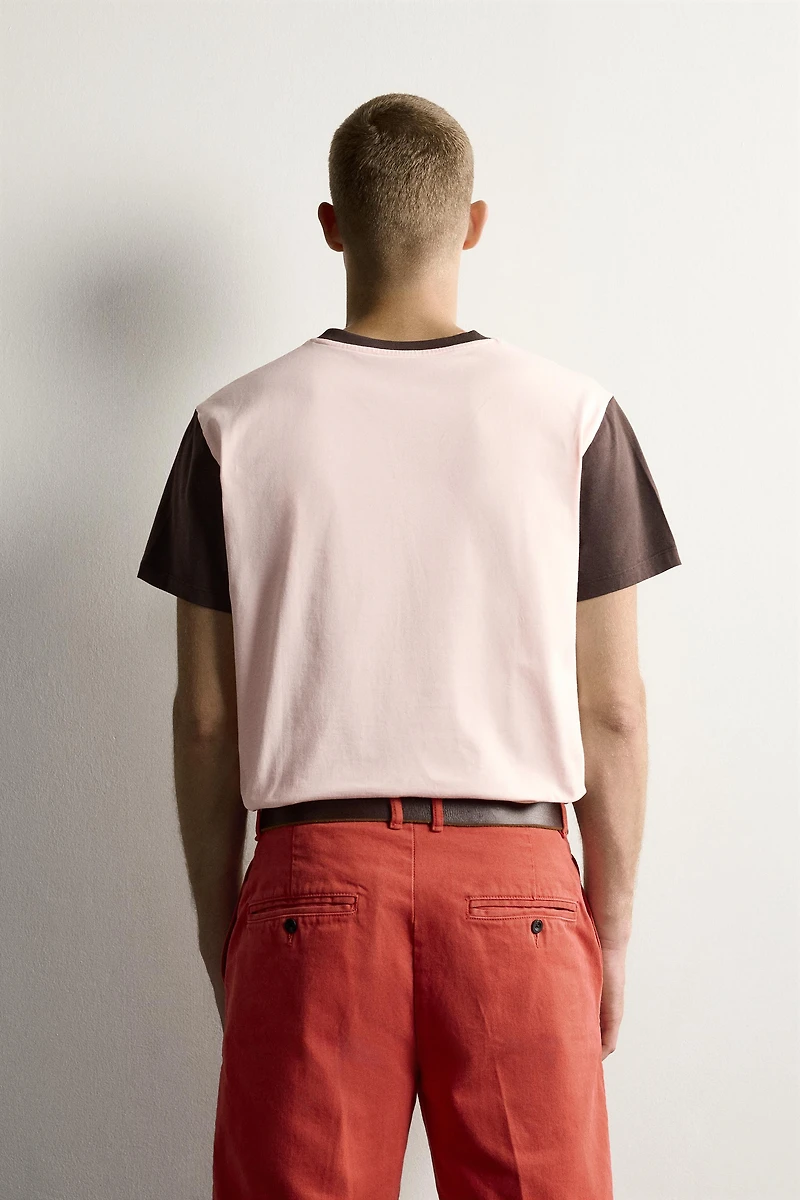 REGULAR FIT COLORBLOCK T-SHIRT
