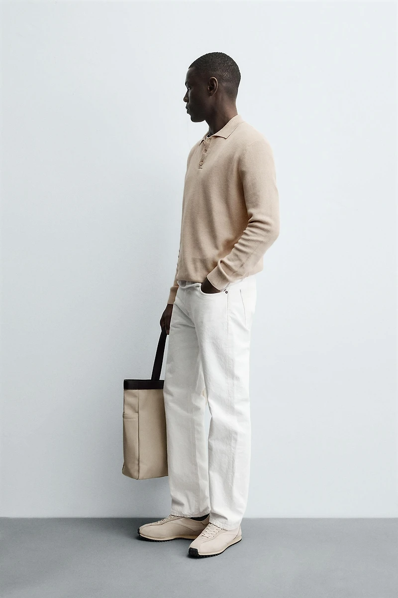 PEARLESCENT KNIT POLO SHIRT