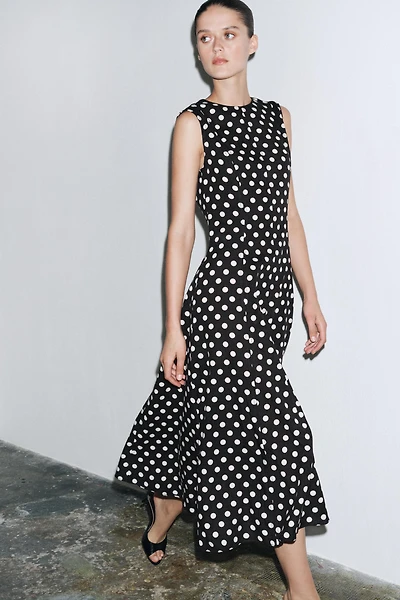 ZW COLLECTION SLEEVELESS MIDI DRESS