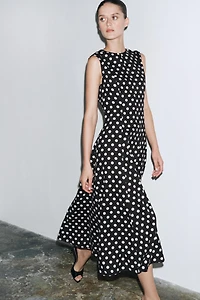 ZW COLLECTION SLEEVELESS MIDI DRESS