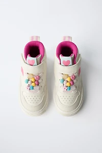 HIGH TOP SNEAKERS WITH DETAIL
