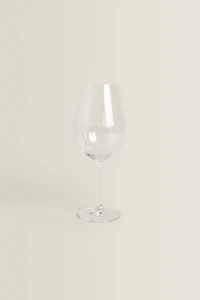 VERRE À VIN CRISTALLIN RELIEF