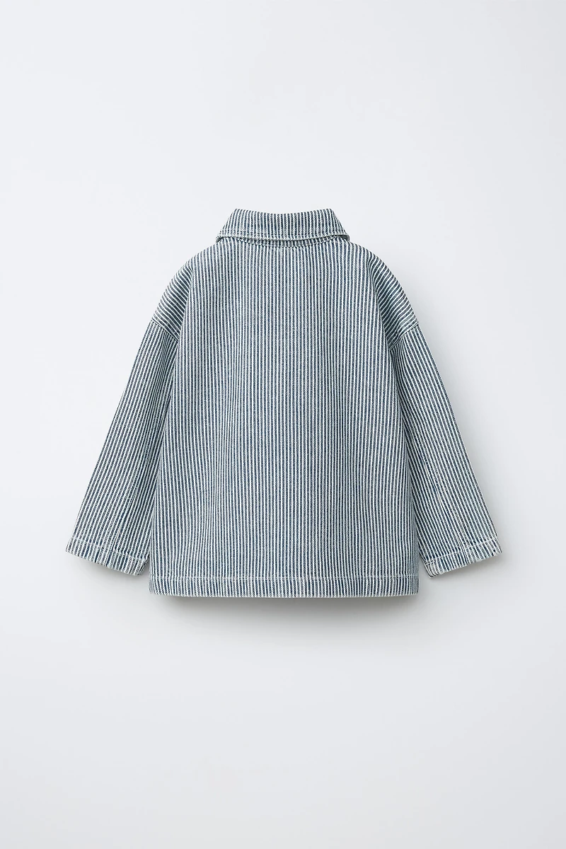 STRIPED OVERSHIRT