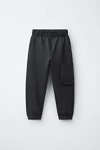 PLUSH CARGO JOGGER PANTS