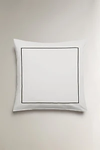 SATEEN PILLOWCASE WITH TRIM