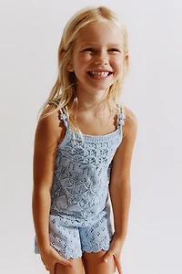 TOP EN MAILLE FANTAISIE