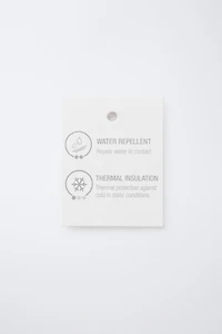 LONG WATER-REPELLENT DOWN PUFFER COAT