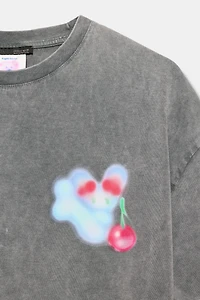 ÁNGELA BACHER WASHED EFFECT T-SHIRT