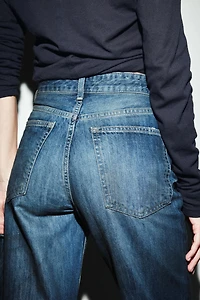 JEANS TRF WIDE LEG TAILLE HAUTE FULL LENGTH