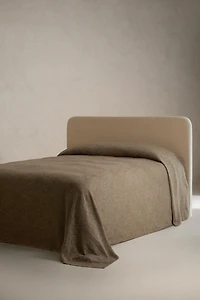 MORRIS & CO. LINEN BEDSPREAD