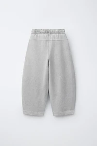 BARREL TEXT PLUSH PANTS