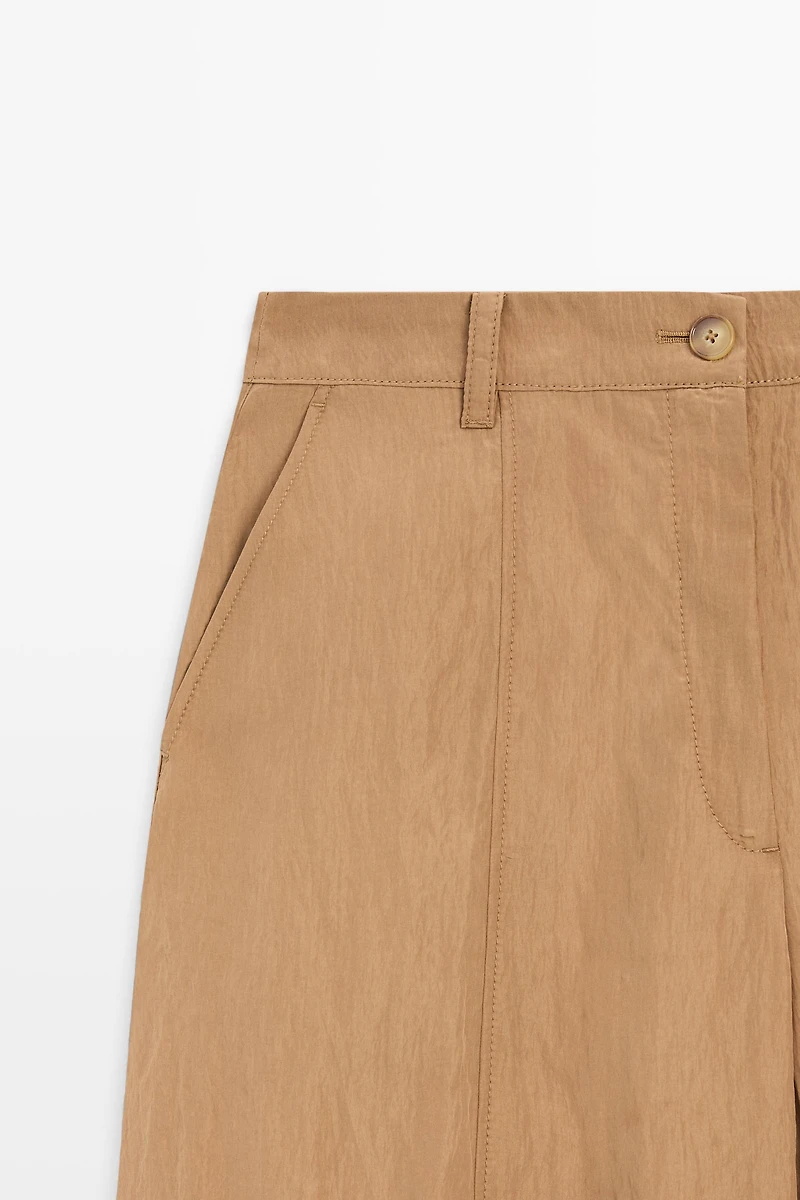 Pantalon léger barrel fit