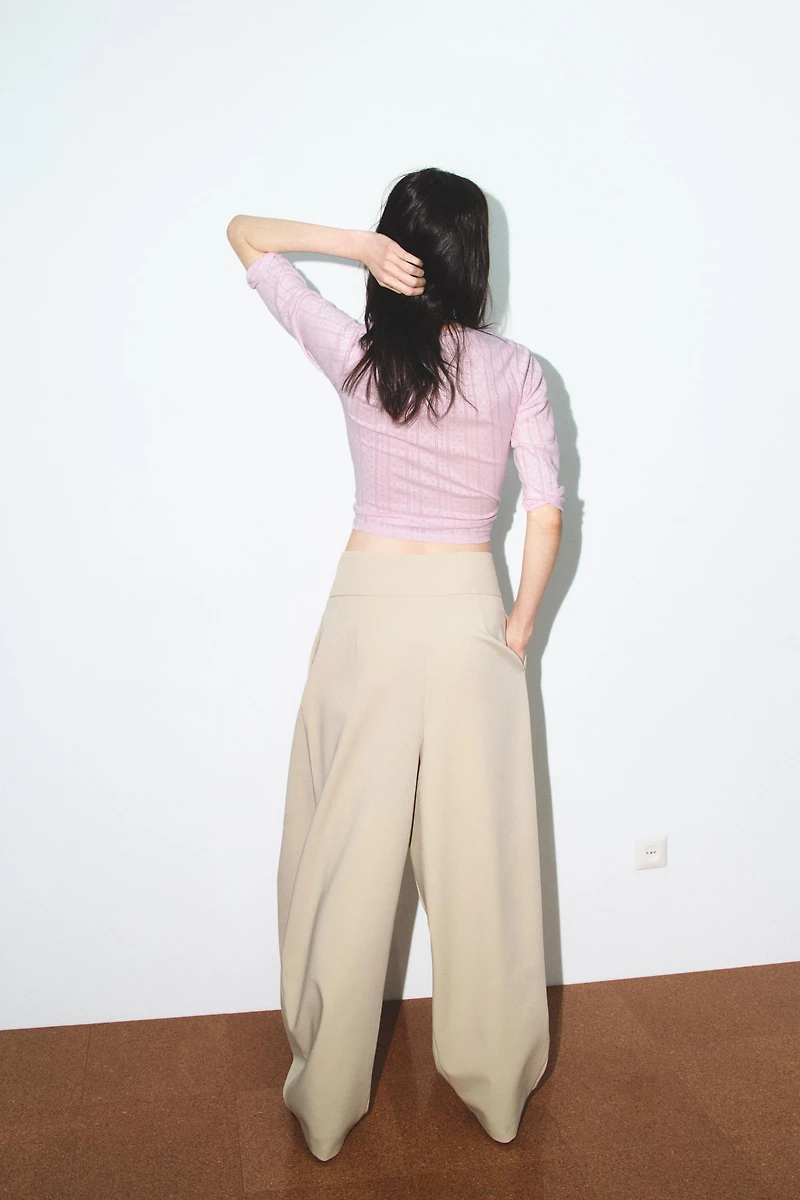 PLEATED BALLOON PANTS