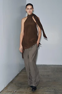 ASYMMETRIC HALTER TOP ZW COLLECTION